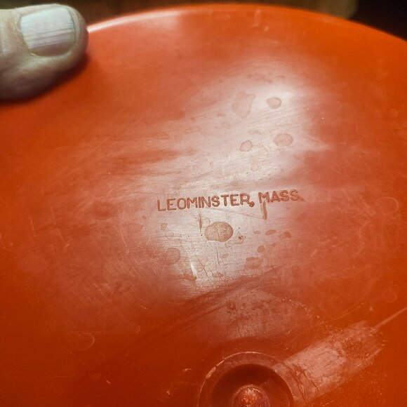 Vintage Spaulding And Frost Wooden Popcorn Barrel Bucket Bowl Plastic Liner - Picture 3 of 5